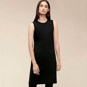 Aritzia Babaton Mandel Sleeveless Dress in Black